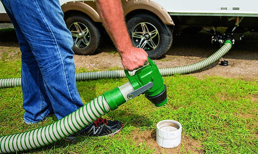 With rvs come do hoses? new sewer 29 Must