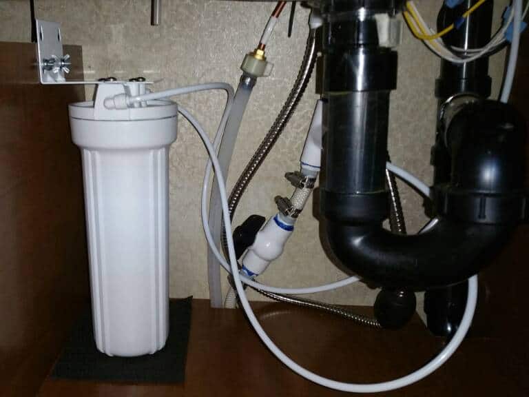 under sink RV water filter