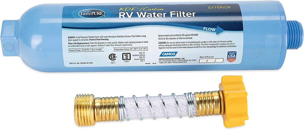 Camco TastePure external RV / Marine Water FIlter