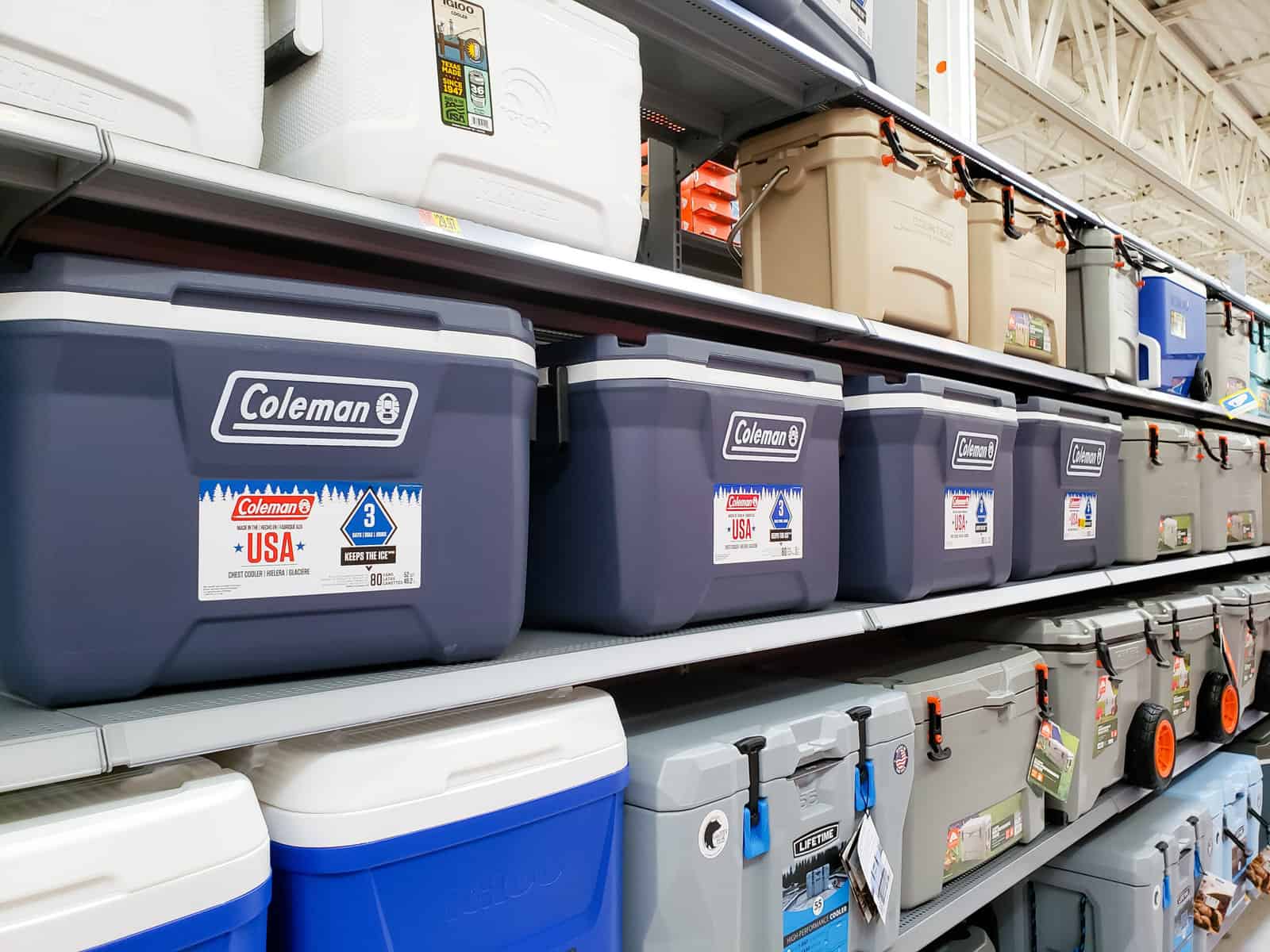 best coolers for camping and RVing