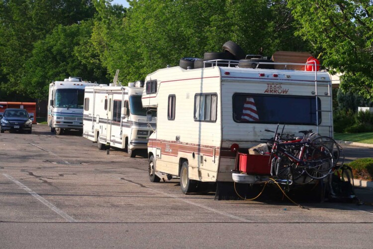 cheap motorhome full-time RVing on a budget