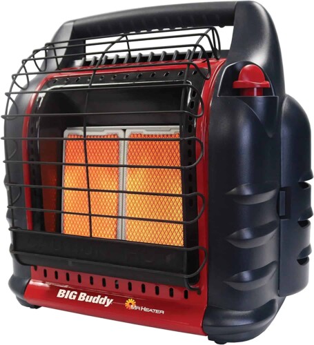 Mr. Buddy Heater is one of 3 winter RV camping must haves