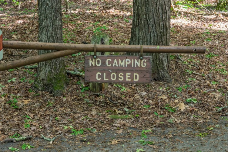 camping hoarders close campsites