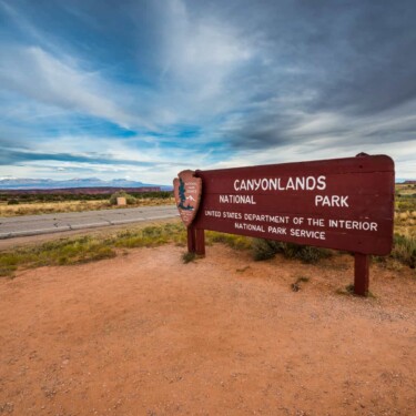 Canyonlands,National,Park,Entrance,Sign,Moab,Utah,United,States
