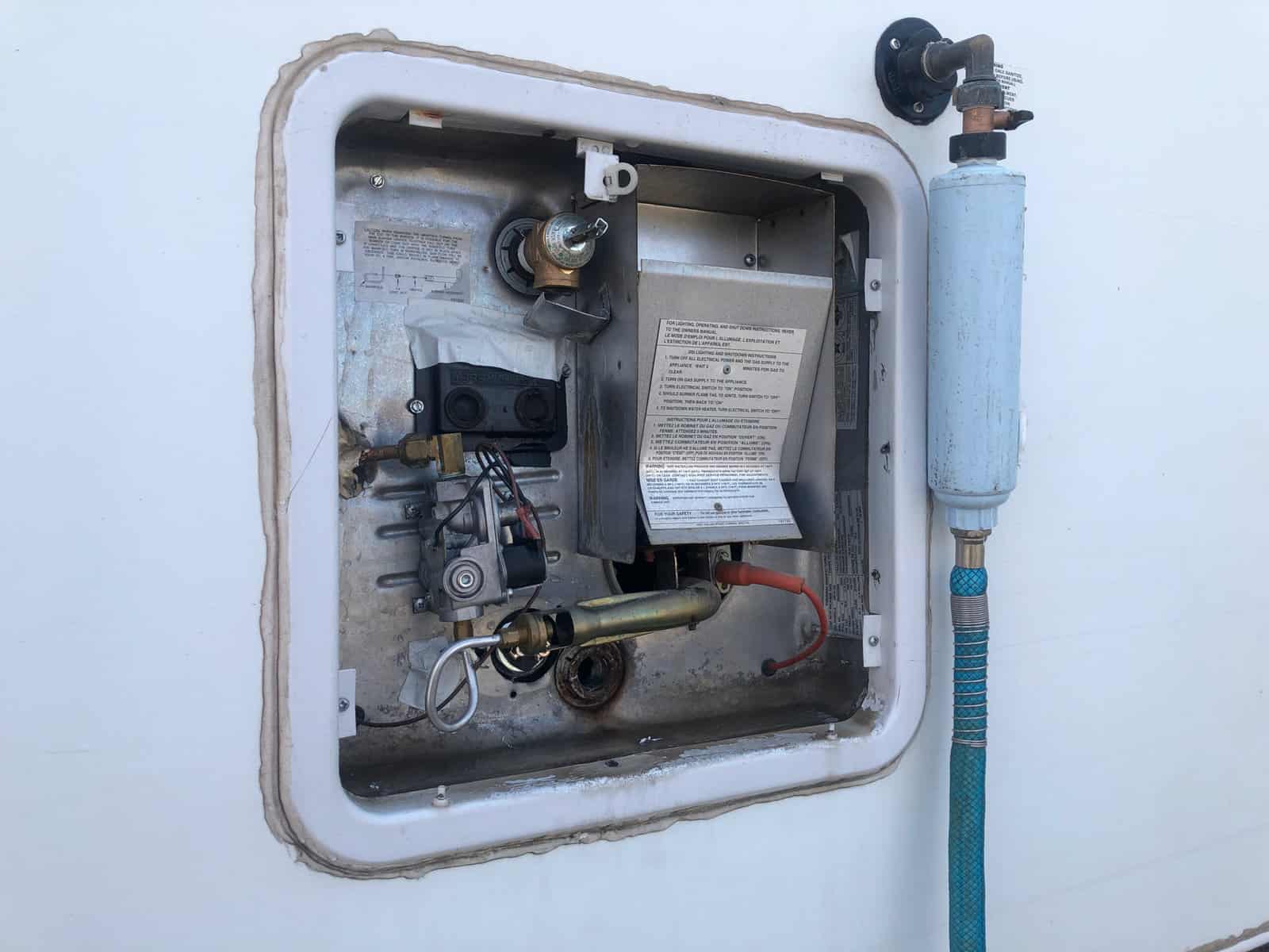 RV water heater troubleshooting