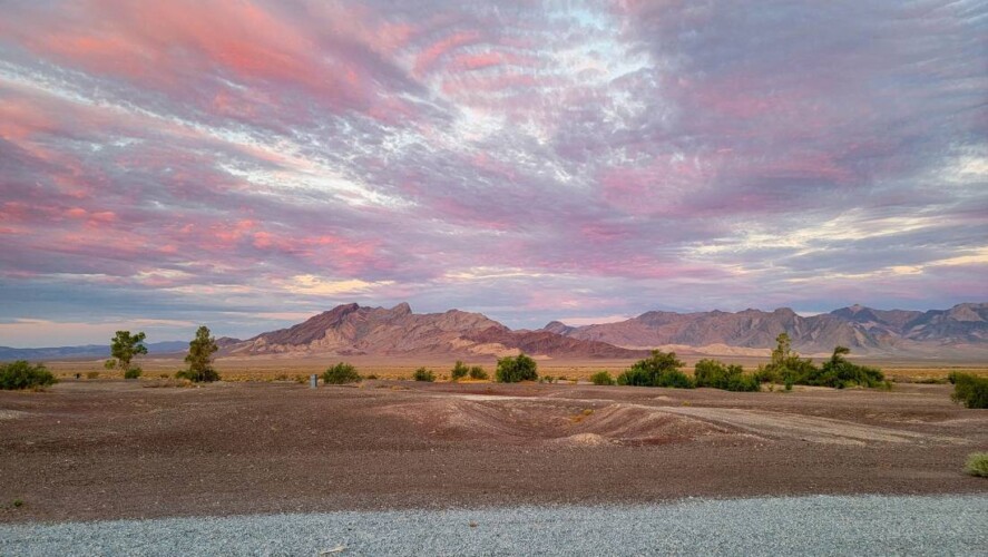 Sunset in Death Valley. (Image: @Luis_URQUIA Campgrounds.RVLIFE.com)