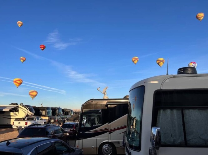Balloon Fiesta Park (Image; @RMGH Adventures, RV LIFE Campgrounds)