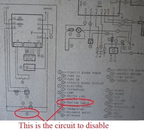 Dometic refrigerator circuit map (Image: Dave Helgeson)