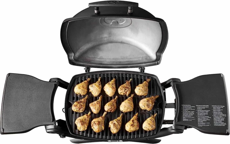 Weber's unique shape heats and cooks faster and better than others. (Image: Amazon)