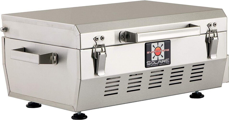 Solaire SOL-EV17A Everywhere Portable Infrared Propane Gas Grill, Stainless Steel (Image: Amazon)