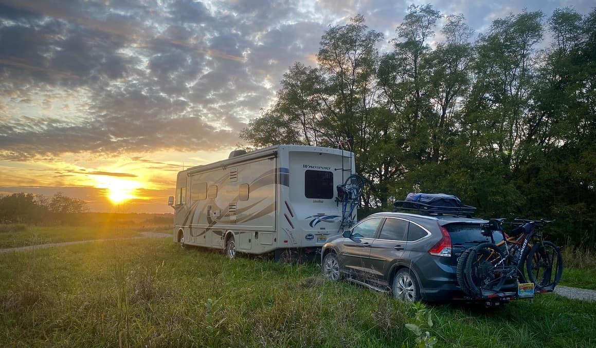 Reserving the best RV campsites pays off. (Image: Erik Anderson)