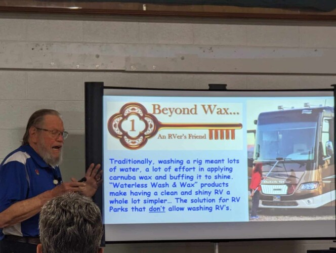 Seminars teach everything about diesel-pusher RV ownership (Image with permission, Holly Duggan)