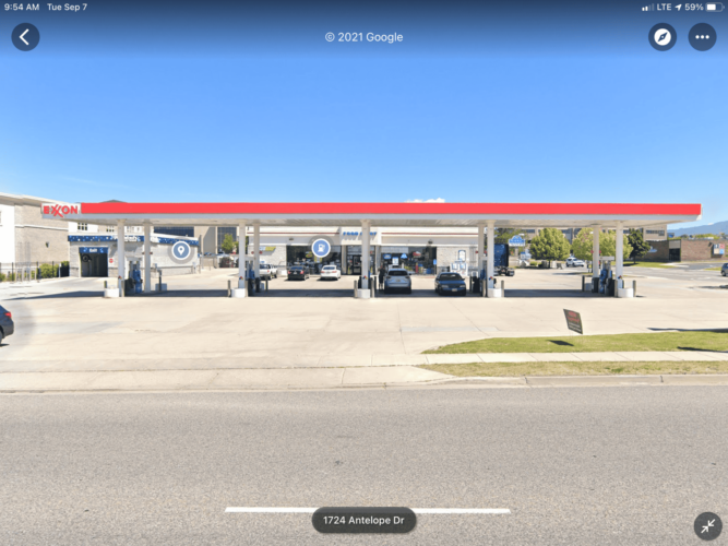 Google Street View of Exxon Big Rig Friendly Gas Station (Image: Erik Anderson)