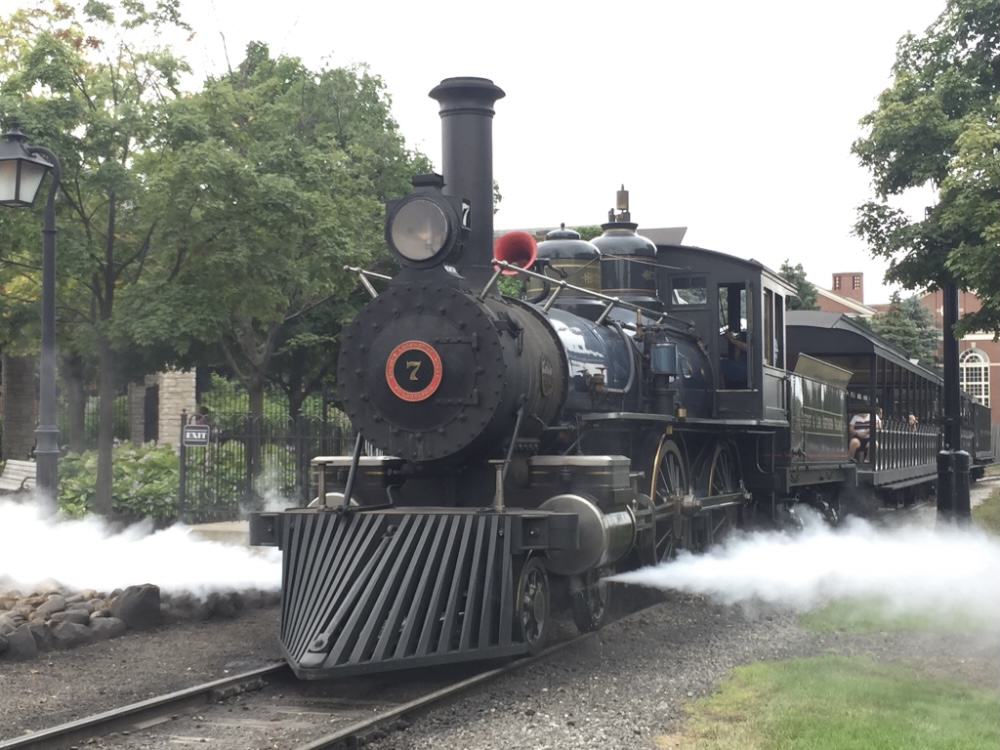 The train at Greenfield Village, one of the best living history museums