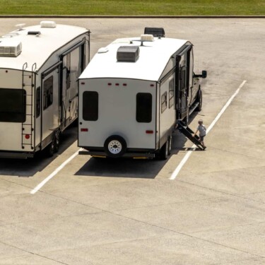 dangerous places to park your RV in a parking lot