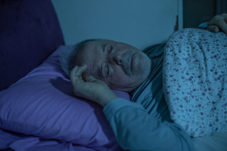 Older man sleeps better in an RV. (Image: Shutterstock)