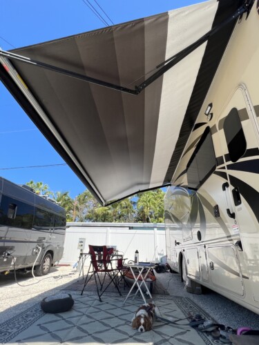 New RV awning fabric replacement (Image: Erik Anderson)