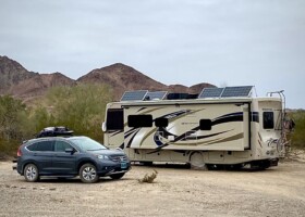 RV boondocking on battery power with solar (Image: Erik Anderson)